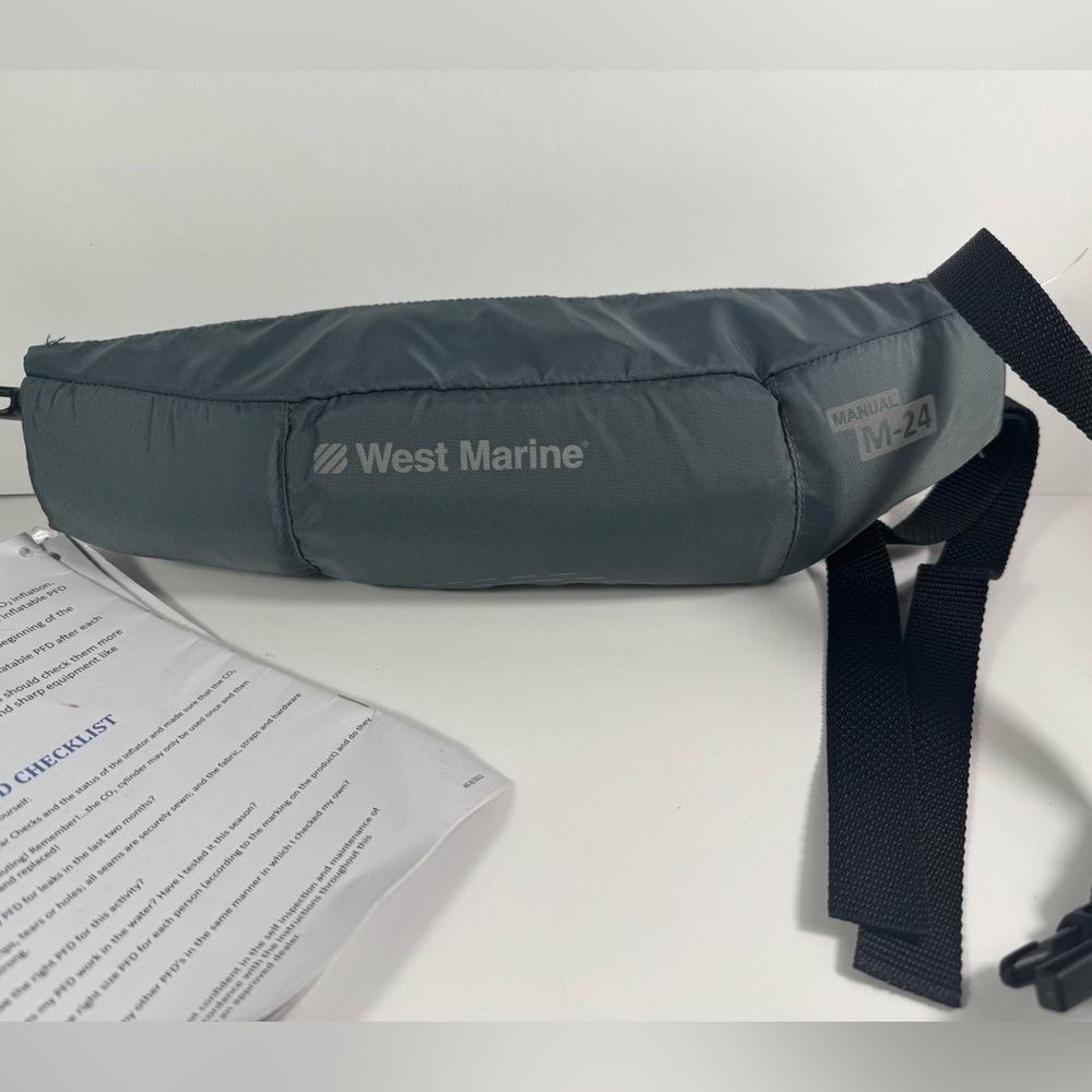 West marine inflatable PFD vest.  model 3045m